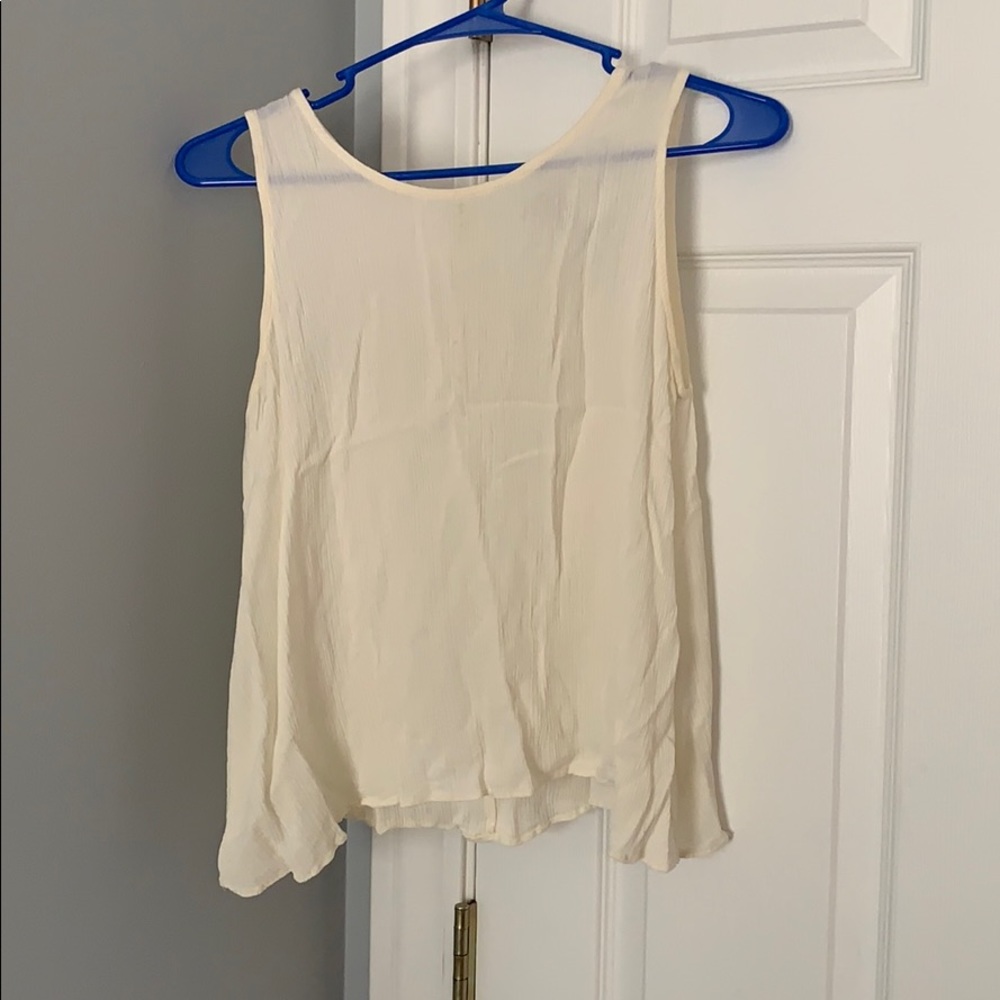 Forever 21 cream tank top